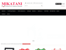 Tablet Screenshot of mikatani.com